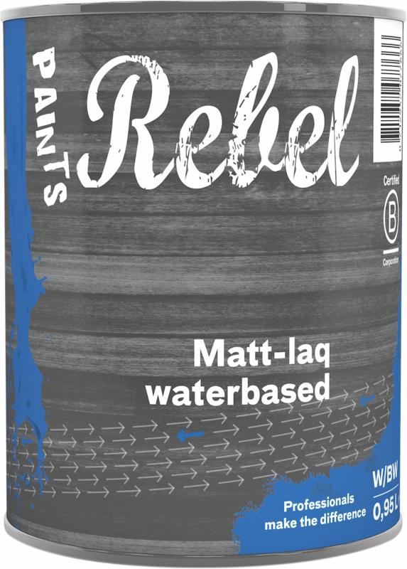REBEL PAINTS MATT-LAQ WATERBASED BS W 0.95L