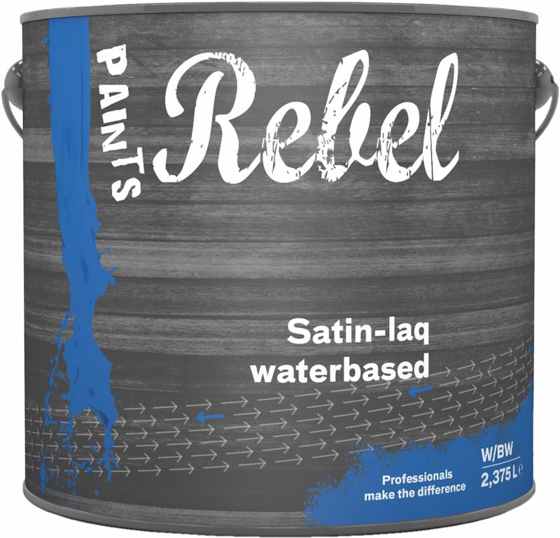 REBEL PAINTS SATIN-LAQ WATERBASED BS W 2.375L